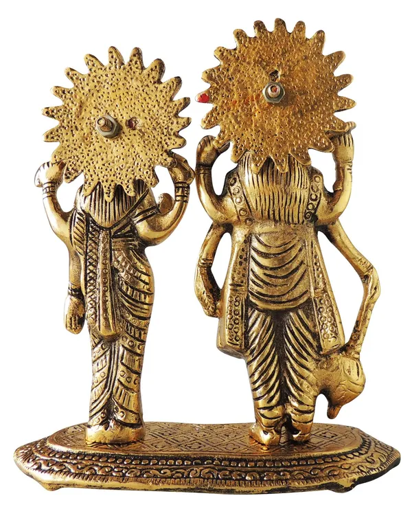 Aluminium_Showpiece_Vishnu_&_Laxmi_Statue_-_6.5x3x7_Inch_(AS400_G)