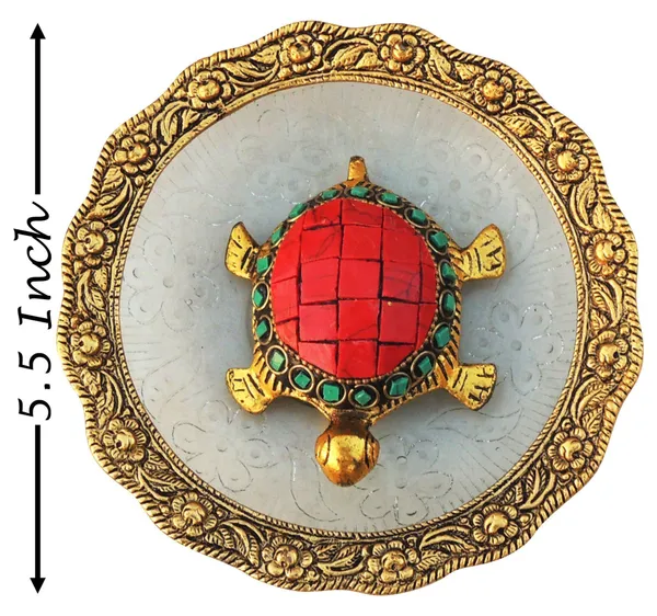 Aluminium_Showpiece_Stone_Tortoise_Statue_-_5.5x5.5x1_Inch_(AS427_C)