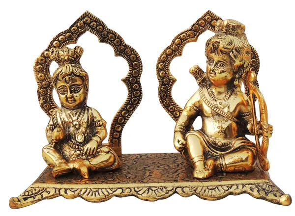 Aluminium_Showpiece_Ram_Shyam_Statue_-_8.2x5x6_Inch_(AS431_G)