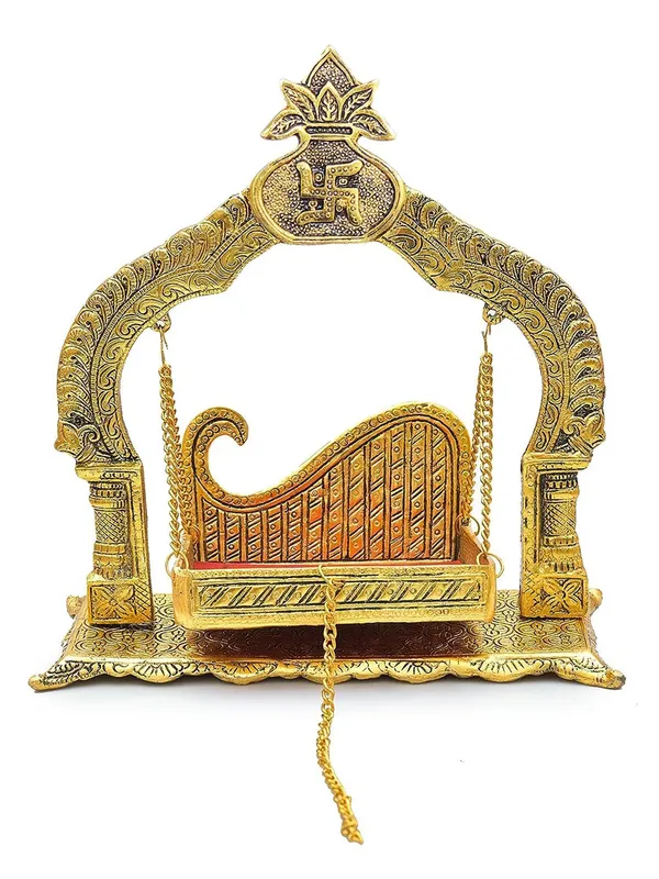 Aluminium_Showpiece_Kalash_Jhula_Statue_-_10.2x4.5x11.5_Inch_(AS456_G)