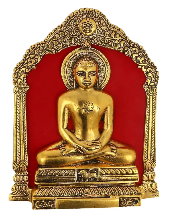 Aluminium_Showpiece_Mahaveer_Ji_Statue_-_7x1.5x8.7_Inch_(AS462_G)