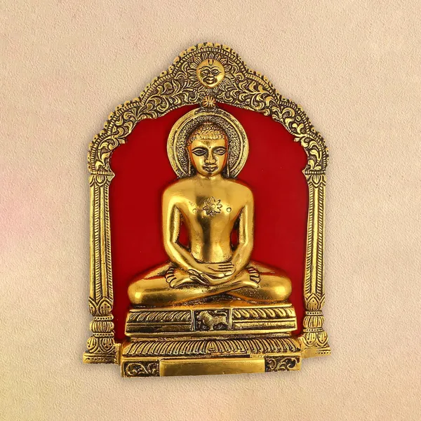 Aluminium_Showpiece_Mahaveer_Ji_Statue_-_7x1.5x8.7_Inch_(AS462_G)