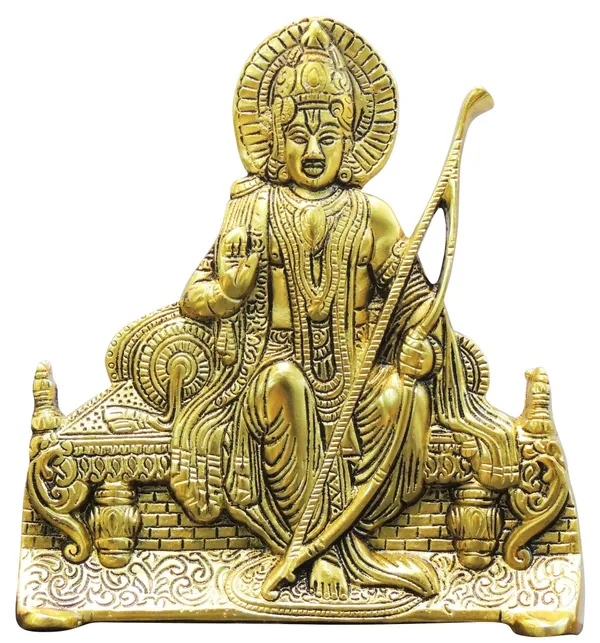 Aluminium_Showpiece_Wall_Hanging_Ram_Ji,_God_Idol_Statue_-_7x1x7.5_Inch_(AS469_G)
