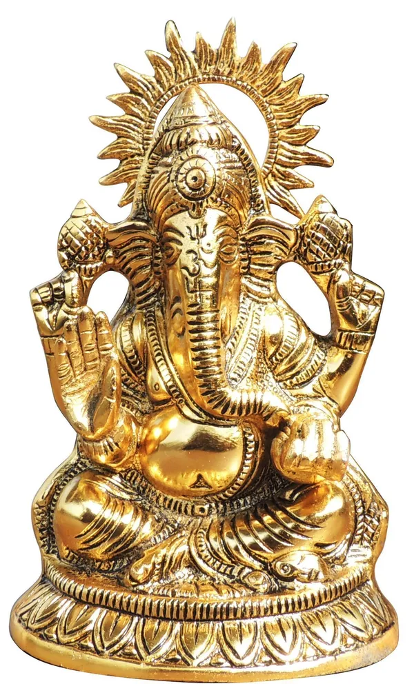Aluminium_Showpiece_Ganesh_Ji_-_5x4x8.5_Inch_(AS474_G)