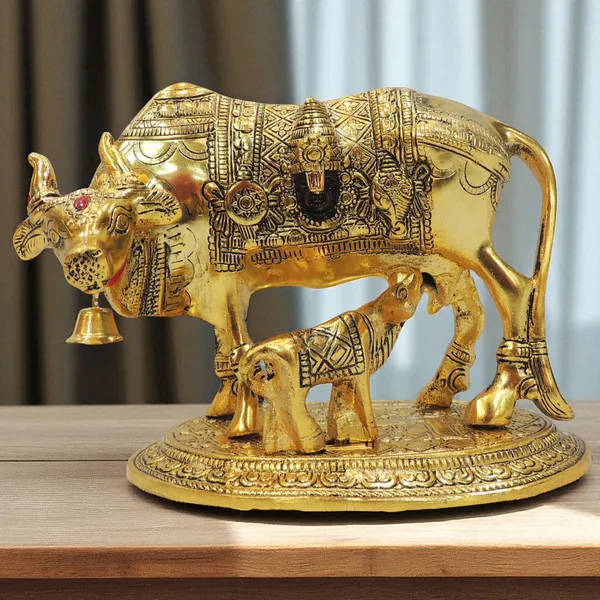 Aluminium_Showpiece_Cow_-_8x4.7x6_Inch_(AS477_G)