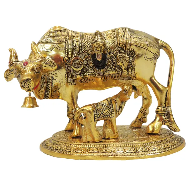 Aluminium_Showpiece_Cow_-_8x4.7x6_Inch_(AS477_G)