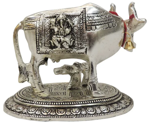 Aluminium_Showpiece_Cow_-_5.5x4x4.2_Inch_(AS480_S)