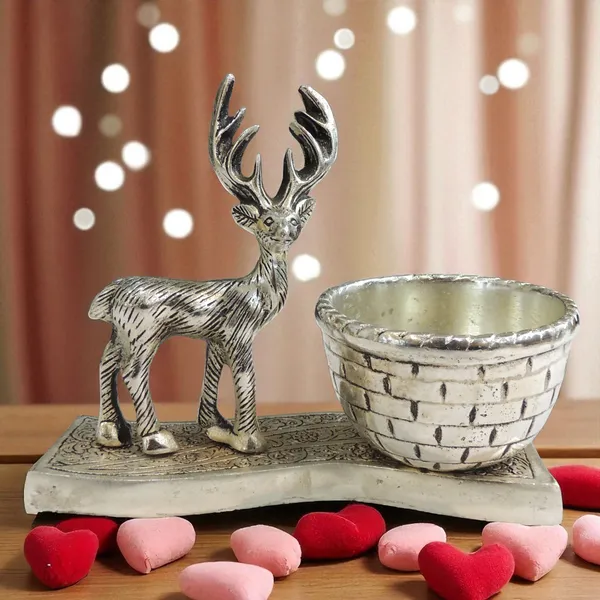Aluminium_Showpiece_Deer_Basket_-_7x3.5x6_Inch_(AS495_S)