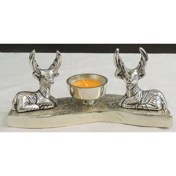 Aluminium_Showpiece_Double_Deer_Basket_-_7x2x3.5_Inch_(AS496_S)