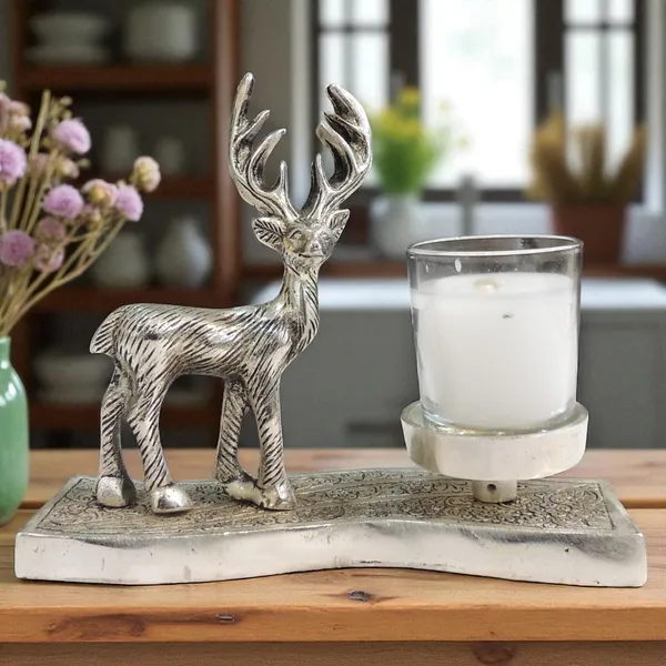 Aluminium_Showpiece_Deer_Wax_Glass_Holder_-_7x2x6_Inch_(AS497_S)