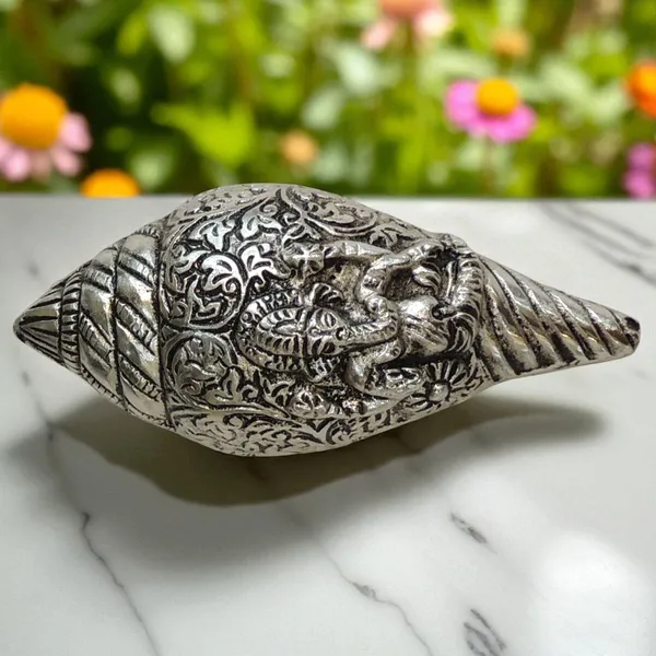 Aluminium_Showpiece_Shank_Ganesh_-_5x2x2_Inch_(AS507_S)