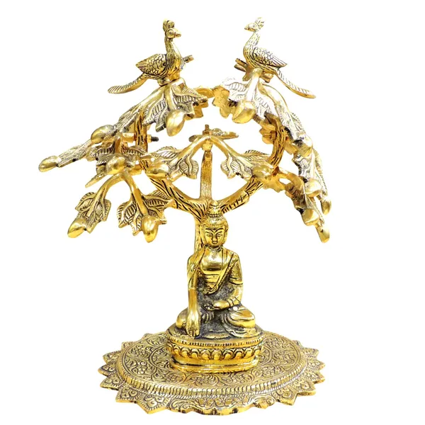 Aluminium_Showpiece_Buddha_Under_Tree_Statue_-_9.5x9x13_Inch_(AS524_C)
