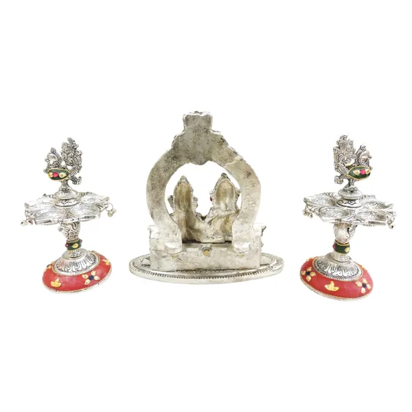 Aluminium_Showpiece_Laxmi_Ganesh_Mehrav_Gift_Set_-_4x4x7.5_Inch_(AS527_G)