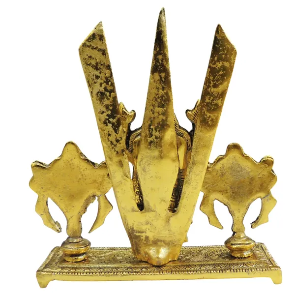 Aluminium_Showpiece_Tirupati_Balaji_Statue_-_7.5x2.5x8.1_Inch_(AS533_G)