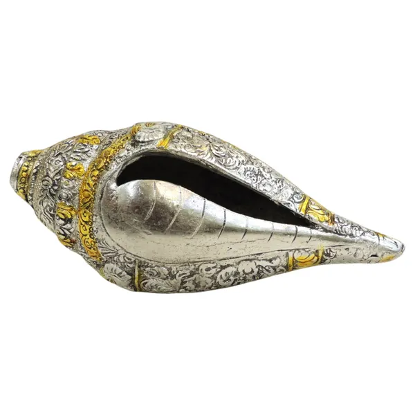 Aluminium_Showpiece_Shank_Ganesh_Statue_-_9x4x4_Inch_(AS536_T)