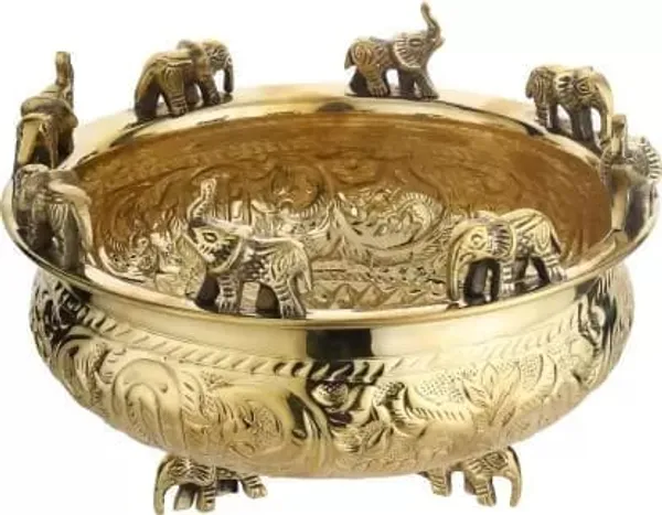 Brass_Elephant_Urli_-_8x8x5_Inch_(AT037_C)
