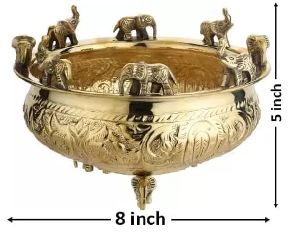 Brass_Elephant_Urli_-_8x8x5_Inch_(AT037_C)