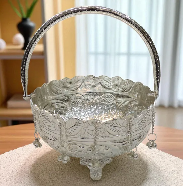 Aluminium_Decorative_Basket_-_7.5x7x3.5_Inch_(AT071_D)