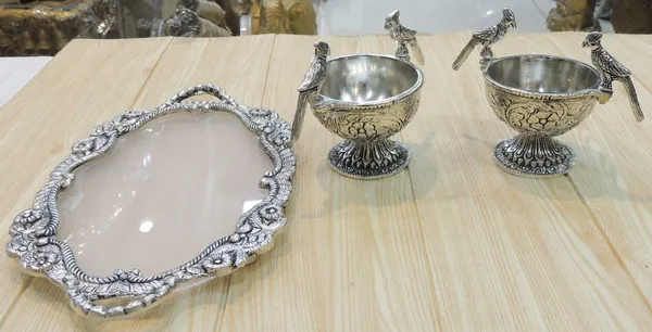 Brass_Decorative_Tray_-_11x6.5x0.5_Inch_(AT075_D)