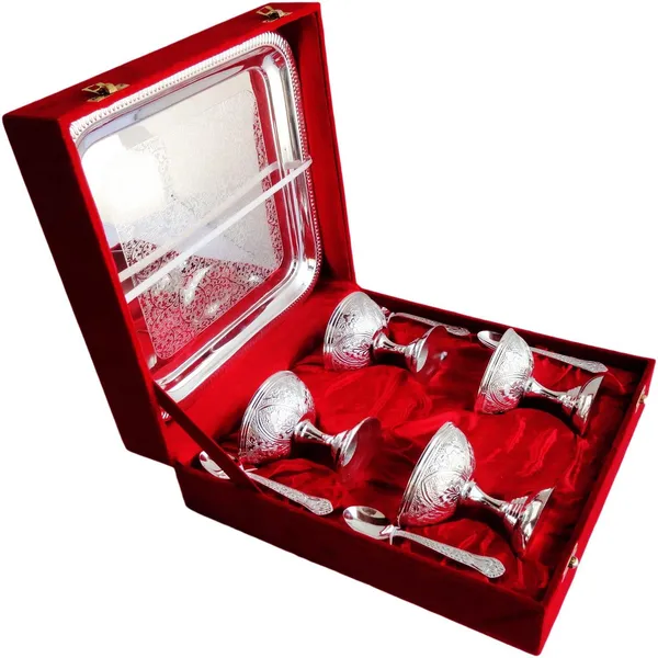 Decorative_Ice_Cream_4_pc_Set_With_Tray_-_3.5x3.5x3.5_inch_(B055)