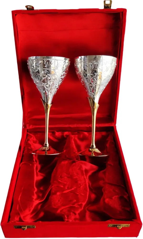 Goblet_2_pcs_Pakij_With_Silver_Finish_(B078)