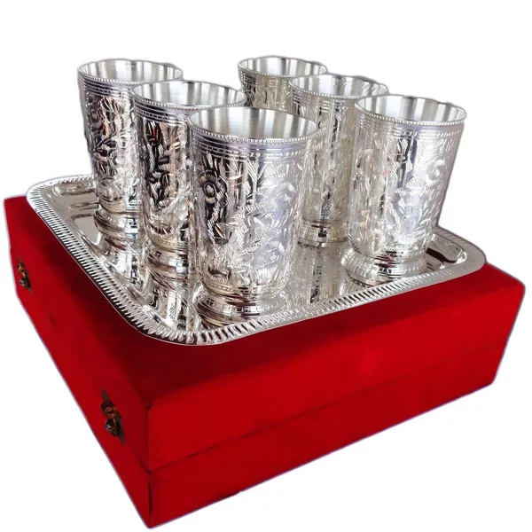 Brass6_glass_set_with_tray_-3x3x4.5_Inches_(B092)