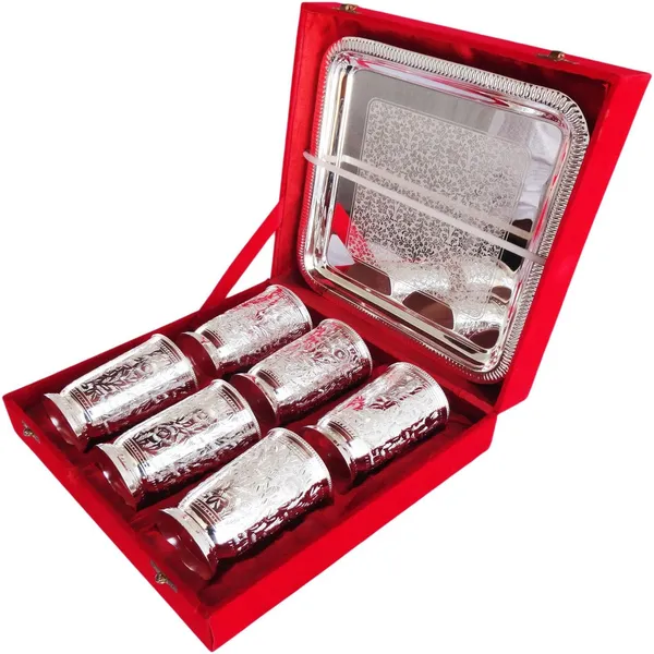 Brass6_glass_set_with_tray_-3x3x4.5_Inches_(B092)