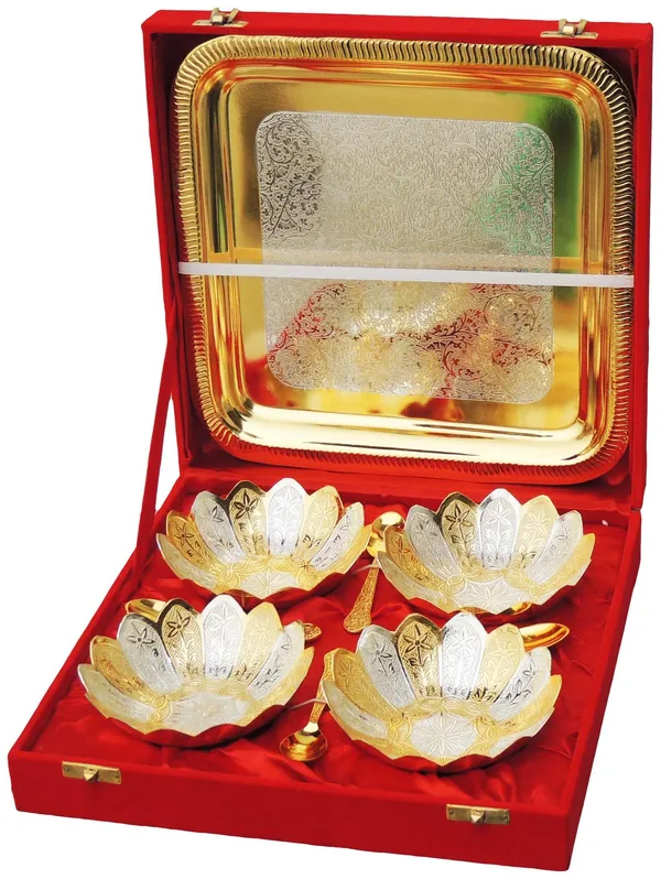 Brass9_Pc_Bowl_Kamal_Set_2_tone_(MN_15)_-5x5x2_Inches_(B126)