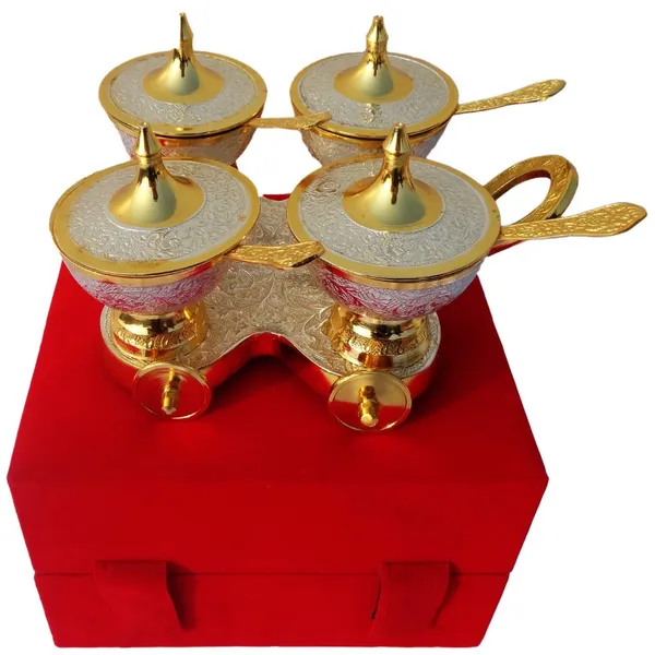Brass_Trolley_4_wali_2_tone_with_Spoon_(MN_24)_-9x6.5x4.5_Inches_(B140)