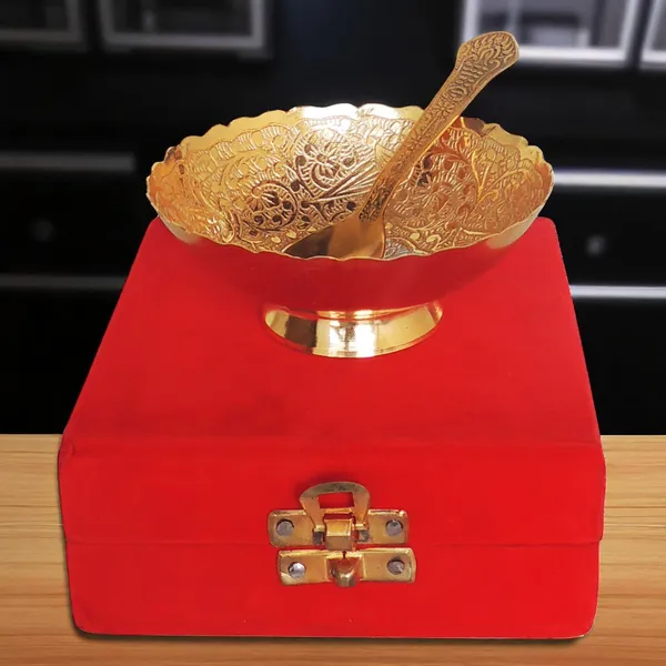 Brass_Decorative_Bowl_With_Velvet_Box_-_4x4x2_inch_(B285_A)