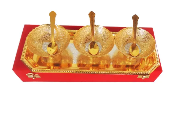 Decorative_Brass_3_Pcs._Decoratice_Bowl_Set_With_Velvet_Box_-_14x6x2.5_inch_(B285_C)