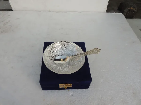 Brass_Decorative_Silver_Bowl_4_Inch_(B289_S)