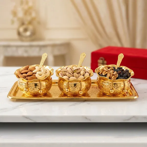 Brass_Decorative_3_Pieces_Bowl_Set_With_Tray_Packed_in_Velvet_Box_(B292_G)