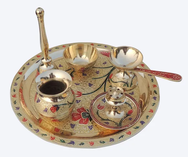 Brass_Puja_Thali_Set_With_Valvet_Box_(B296_B)