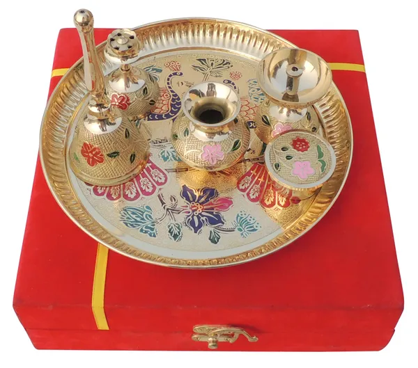 Brass_Puja_Thali_Set_With_Valvet_Box_(B297_B)