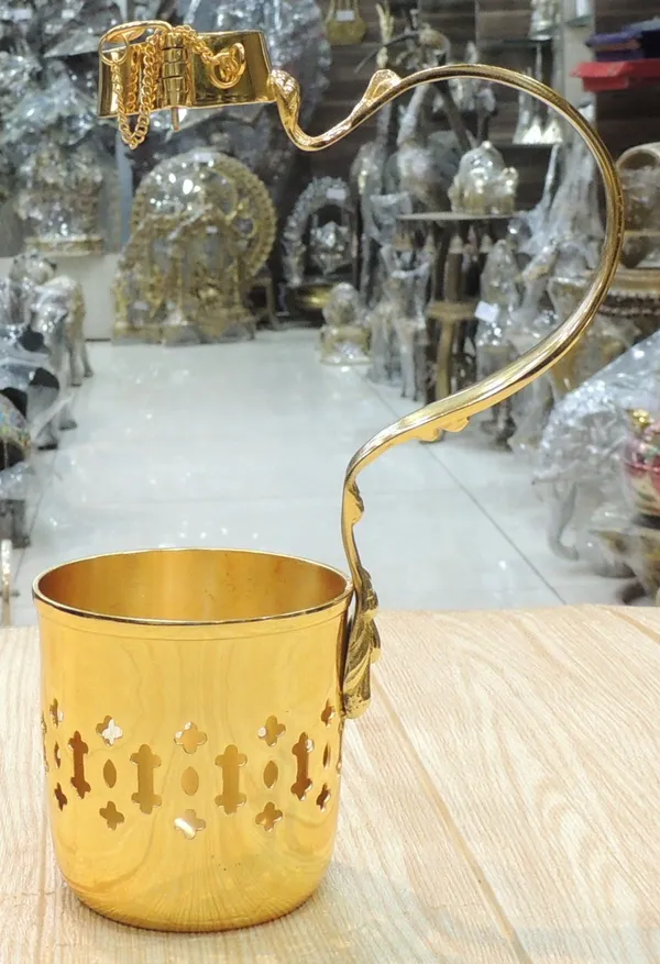 Brass_Showpiece_Bottle_Holder_Diwali_Gifting_Item_-_6x3.2x9.2_Inch_(B310_A)