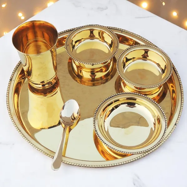 Pure_Brass_Thali_Set_6_Pcs_(BC108_B)