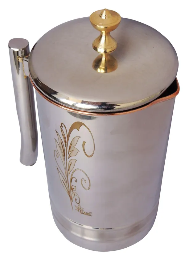 Pure_Copper_Steel_Jug_1.4_Liter_-_7x4.5x10_inch_(BC123_C)