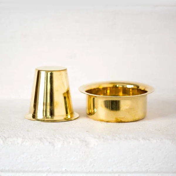 Brass_Davra_/_Davara_/_Dabara_Vati_Set_Coffee_Tumbler_Set,_(BC145_A)