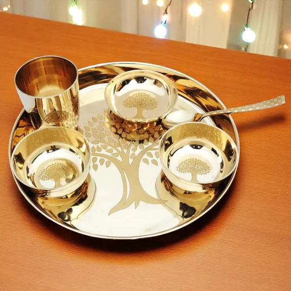 Pure_Bronze,_Kansa_Thali,_Dinner_Set_-_11x11x1.5_Inch_(BC177_C)