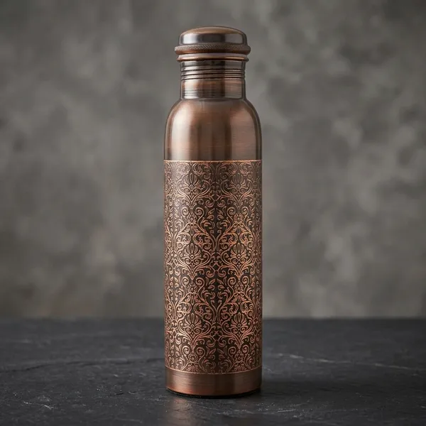 Copper_Bottle_Antique_-_3x3x11_Inch_(BC195_A)