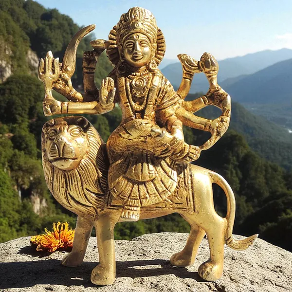 Brass_Showpiece_Durga_Ji_With_Super_Fine_Finish_God_Idol_Statue_-_5x2x6_Inch_(BS021)