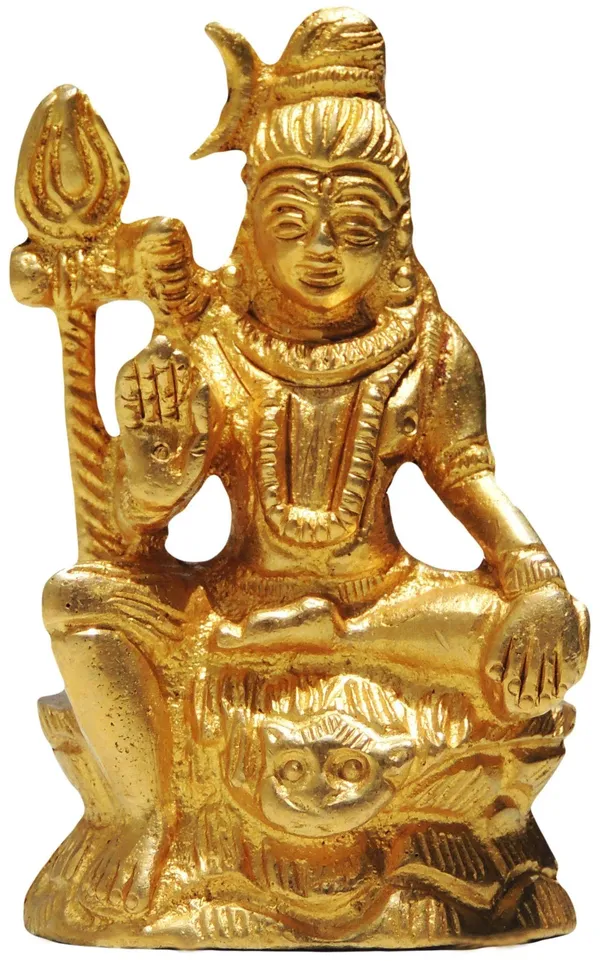 Brass_Showpiece_Shankar_Ji_Statue_-_2x1x3_Inch_(BS027_A)