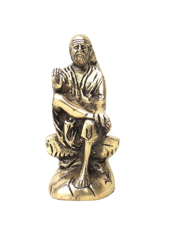 Brass_Showpiece_Sai_Baba_Statue_-_2x2x4.2_Inch_(BS039_A)