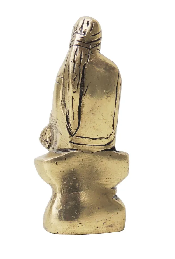 Brass_Showpiece_Sai_Baba_Statue_-_2x2x4.2_Inch_(BS039_A)