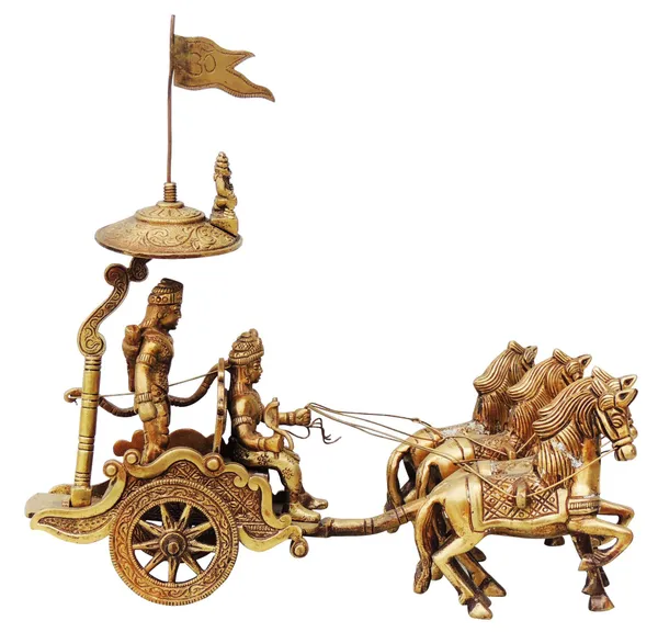 Brass_Showpiece_Arjun_Rath_Statue_-_10x7x9.5_inch_(BS070_A)