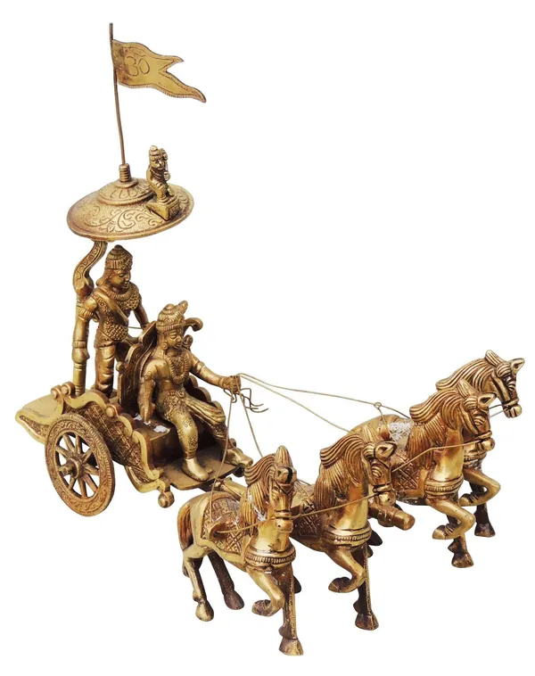 Brass_Showpiece_Arjun_Rath_Statue_-_10x7x9.5_inch_(BS070_A)