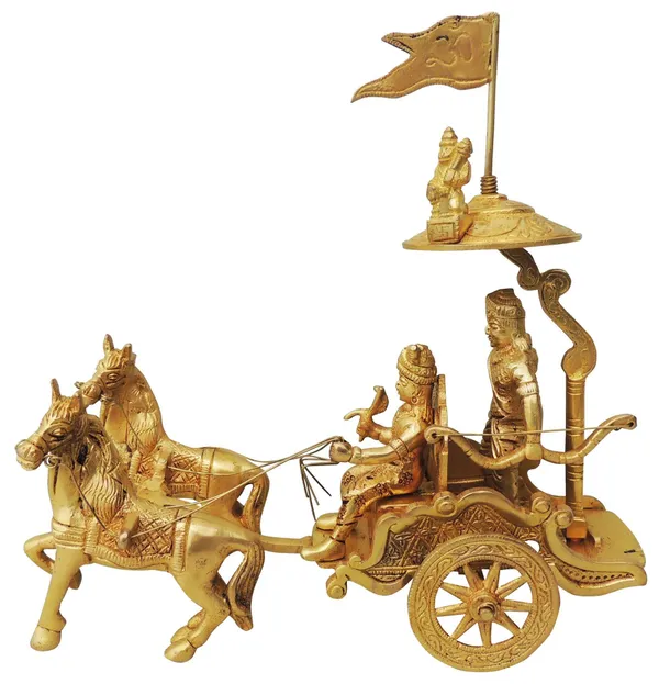 Brass_Showpiece_Arjun_Rath_Statue_-_9x3x8.5_inch_(BS070_B)