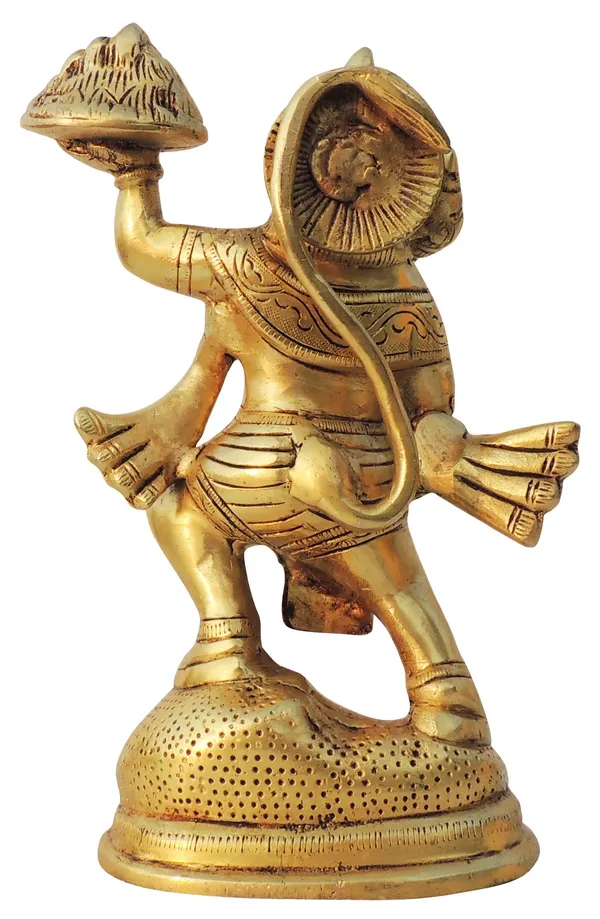Brass_Showpiece_Hanuman_Ji_God_Idol_Statue_-_5x3x8.5_Inch_(BS1026_G)