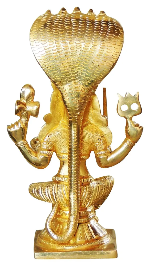 Brass_Showpiece_Kalmari_God_Idol_Statue_-_2.5x2.5x7.5_inch_(BS1027_C)